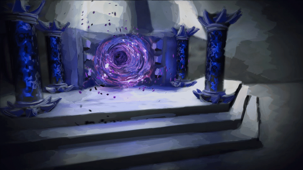 You see a worm hole portal appear before you. Do you jump in?