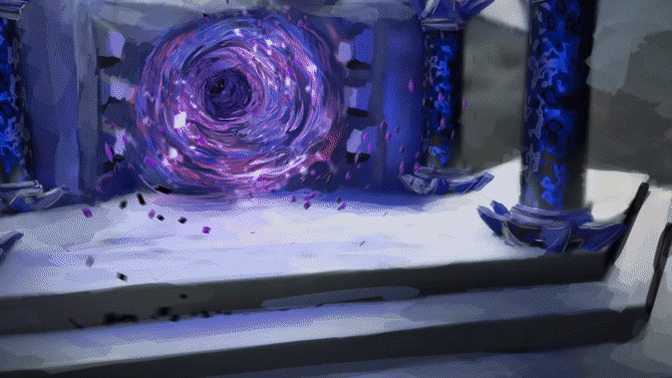 You see a worm hole portal appear before you. Do you jump in?