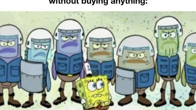 Do you feel guilty for leaving a store without buying something?