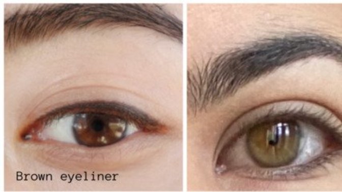What eyeliner color would look best for hazel eyes?