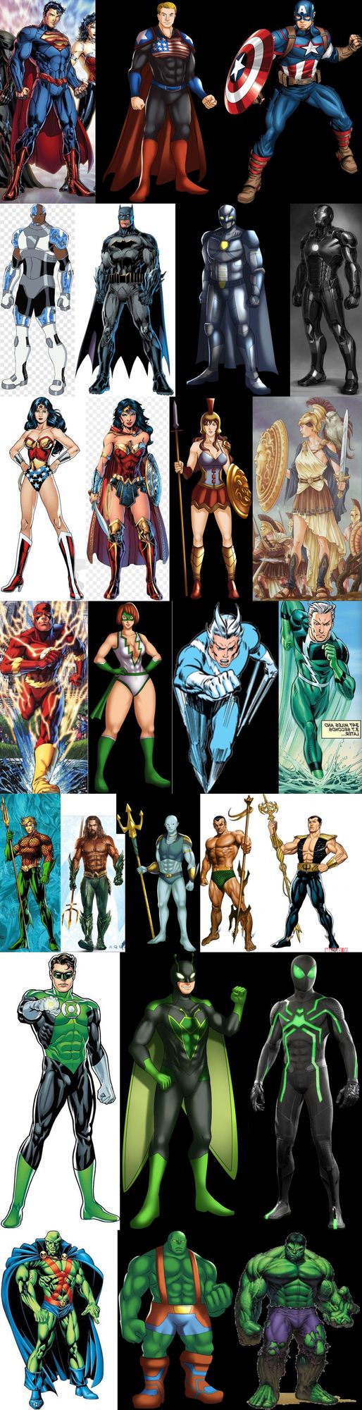 Which Justice League & Marvel inspired parody superhero looks the best?