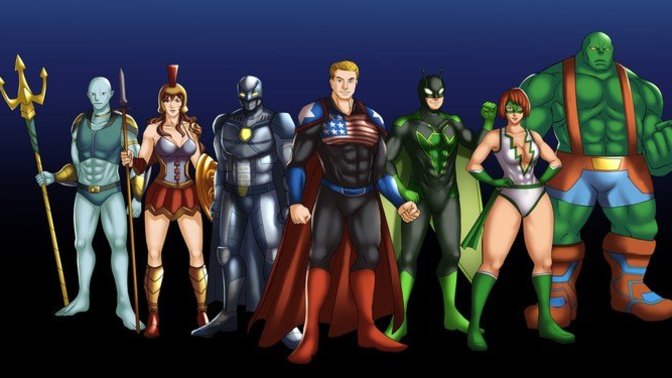 Which Justice League & Marvel inspired parody superhero looks the best?