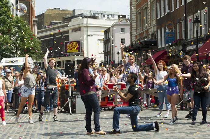 Do you think a marriage proposal should be a great public display or a private intimate moment?