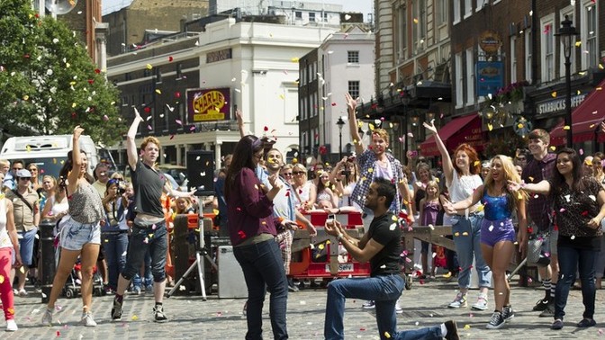 Do you think a marriage proposal should be a great public display or a private intimate moment?