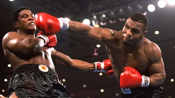 Would you rather get kicked in the nuts, or take a straight right hand from prime Iron Mike Tyson?