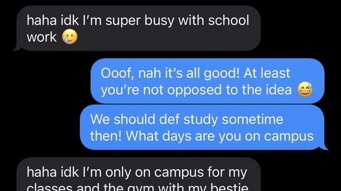 Should I (18M) keep trying to initiate hanging out with her (19F) or just stay pat and be friends for now?