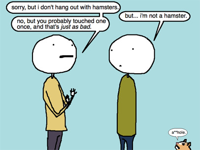 Can you be friends with a person who is friends with someone you dislike or even hate?