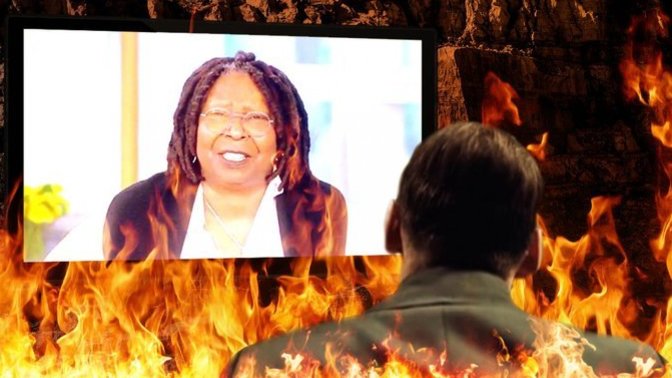 Whoopie basically said "everyone's racist but hitler", and only got a suspension from it, what do you all think?