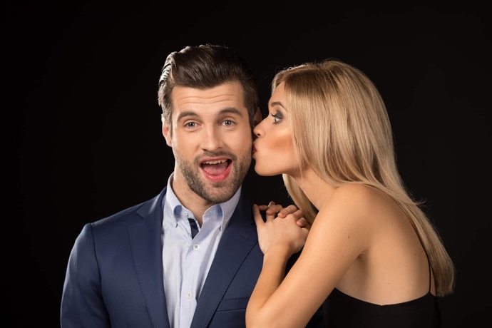 What does it mean whenever a female friend kisses you on the cheek?