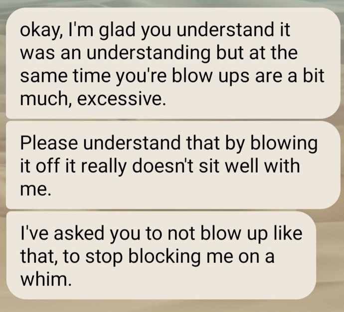 What did he mean by this message?