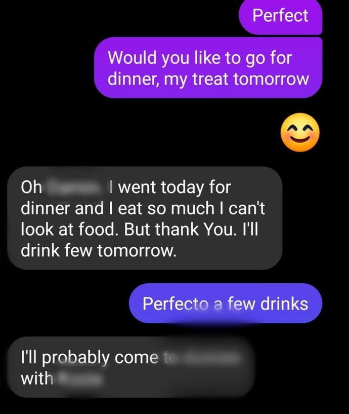 Did she just REJECT me or is this valid?