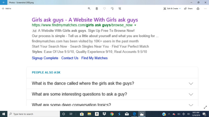 Do you believe GAG or Girlsaskguys is a dating website?