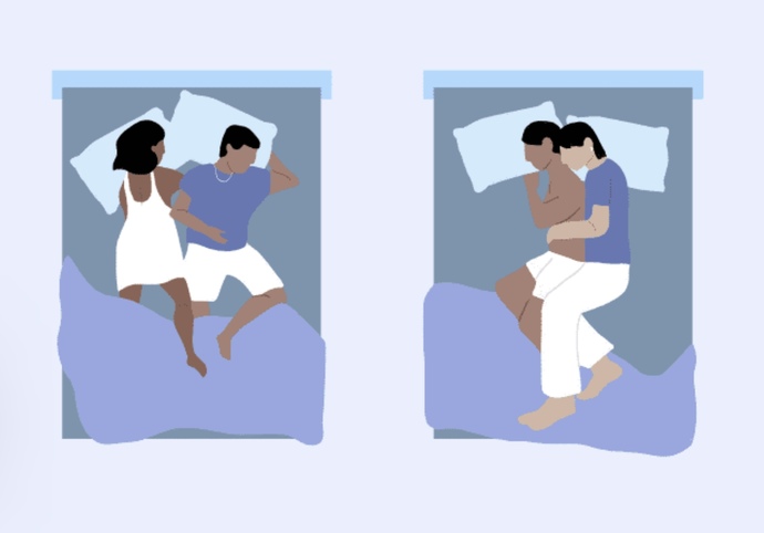 What’s your Couple bed sleeping technique?
