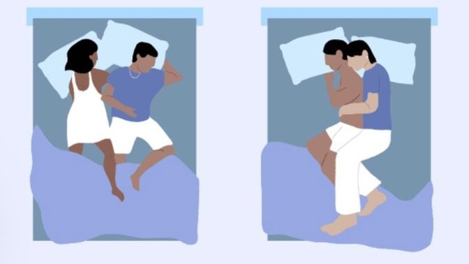 What’s your Couple bed sleeping technique?
