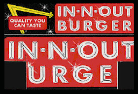 Vintage bumper sticker (above) and modified version (below)