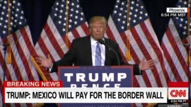 Far Right and those DIE HARD Trump supporters. Do you agree with this opinion why that "Big Beautiful Wall" which MEXICO was to be paid for - ?