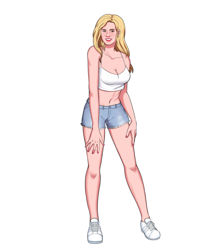 Which outfit or attire looks best on this fictional woman (part II)?
