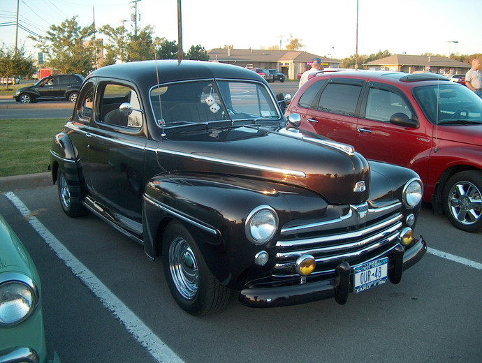 1948 Ford Coupe very much like this one.