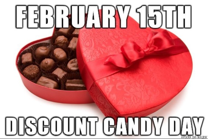 Will you be participating in Discount Candy Day on February 15th?