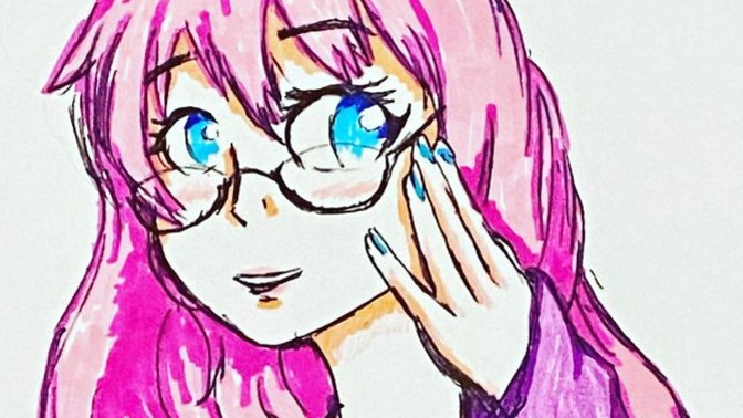 Drew my own anime avatar. What do you think?