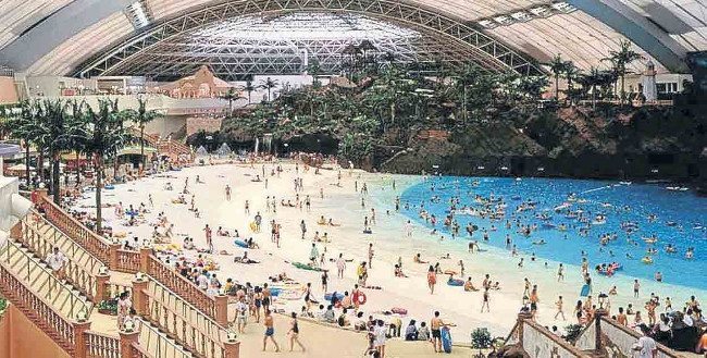 Indoor beach
