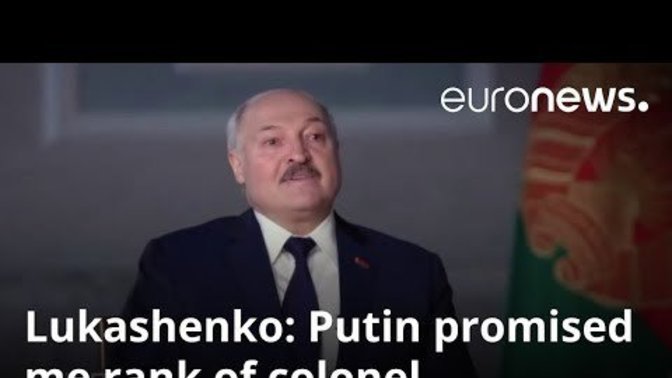 "I Want to Be a Colonel! Putin Promised Me" - Lukashenko. Weird or What?