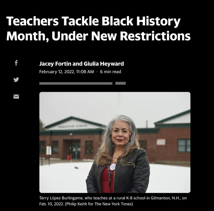 This was the whole point of CRT, huh? Cancel black history month?
