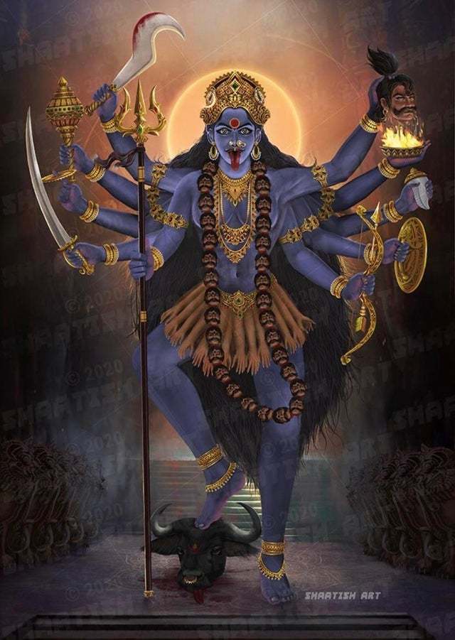 The goddess Kali comes to Earth and demands that the US *MUST* elect a female president for 2024, no matter what. Who are you voting for?