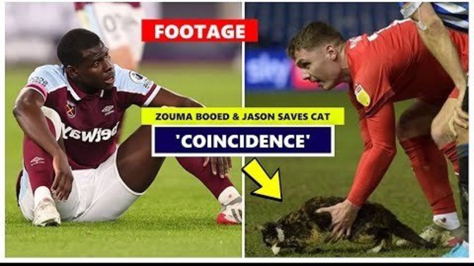 What do you think about his fan's chant about kurt zouma, who not only plays football but also footcat?