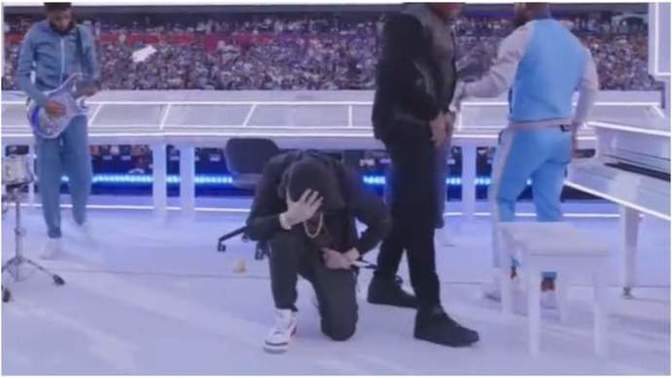 What do you think about eminem taking the knee?