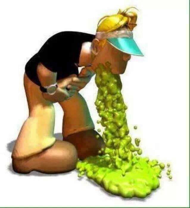 The only barf pic I can find for now. 