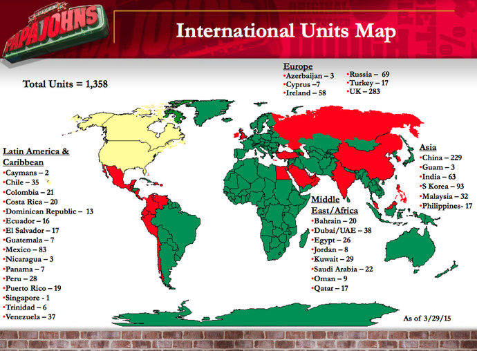 Rate this Pizza chain: Papa Johns Pizza?