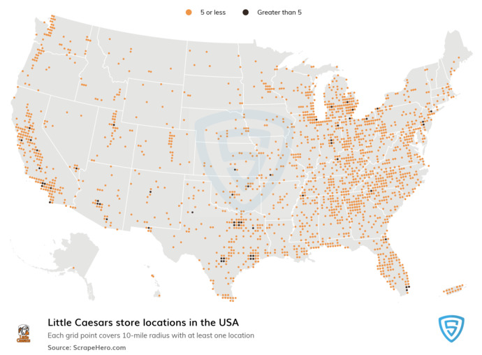 Rate this pizza chain: Little Caesars?