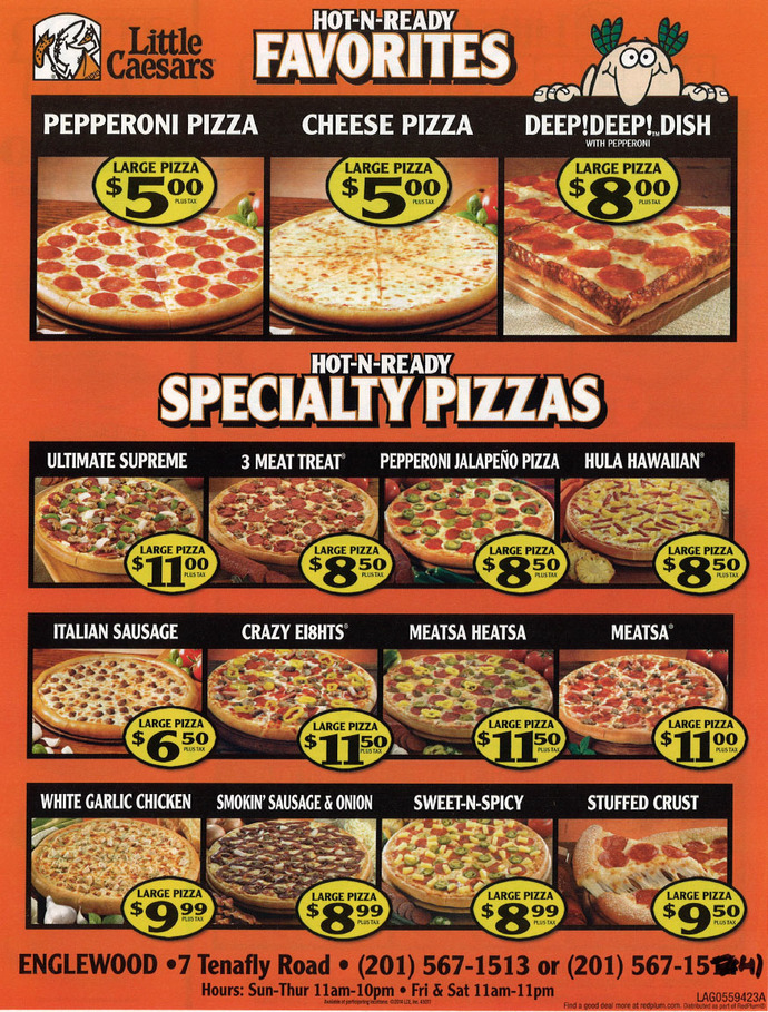 Rate this pizza chain: Little Caesars?