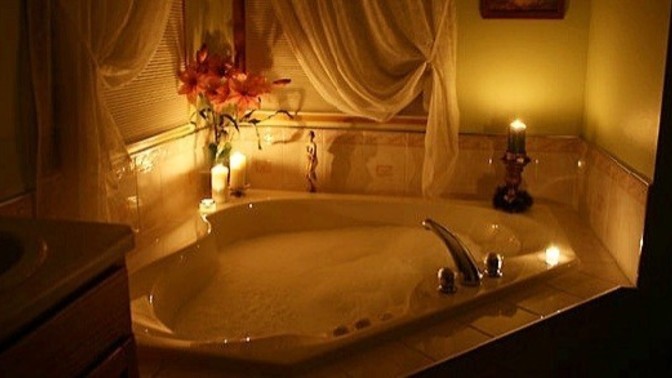 Do you find sharing a bath with your significant other to be romantic? Is that a kind of silly?