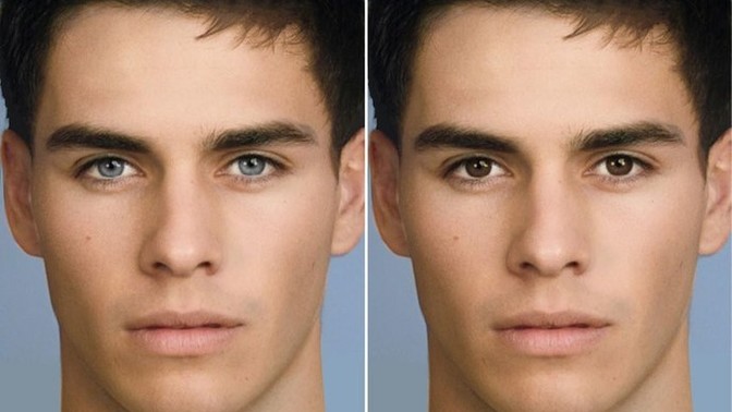 What's the most attractive eye colour?
