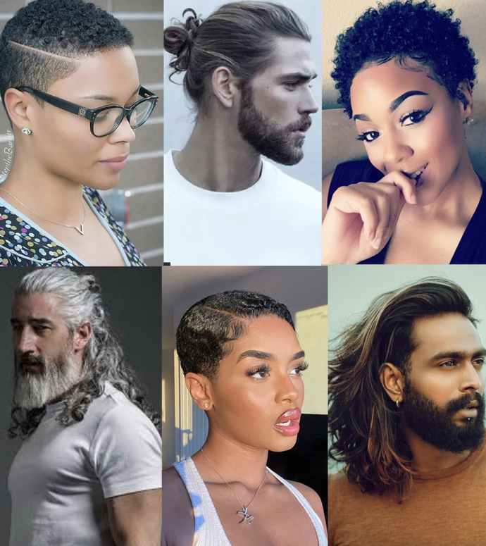 Do you think its unattractive when Men have long hair or Women have short hair?