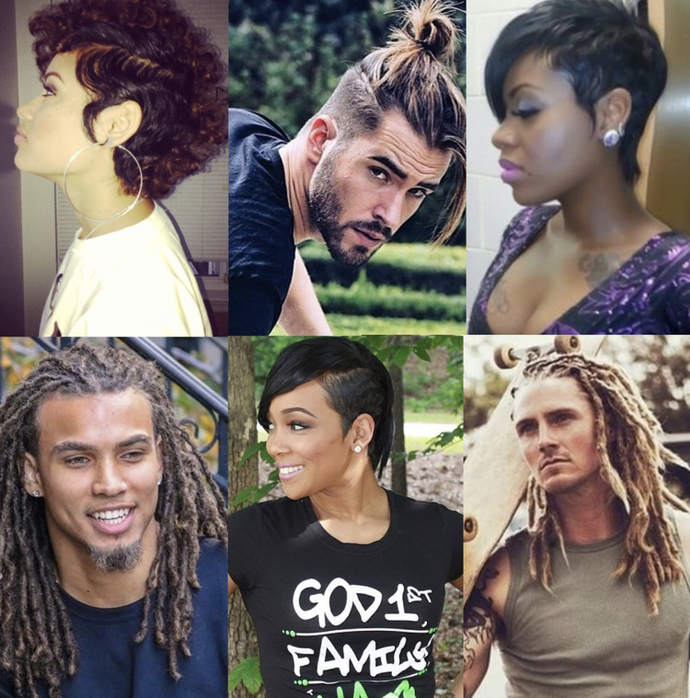 Do you think its unattractive when Men have long hair or Women have short hair?