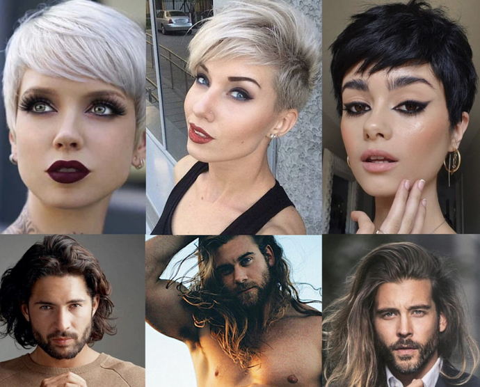 Do you think its unattractive when Men have long hair or Women have short hair?