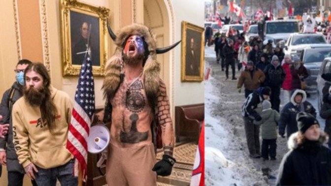 Liberals: Of the two "insurrections" which has you most frightened and needing your safe space?