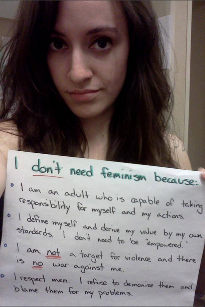 Is Feminism synonymous with man-hating?