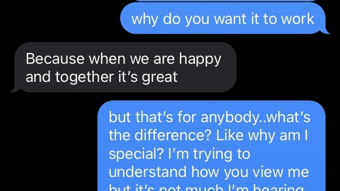 Am I just a side chick or was it more? (pls read)?