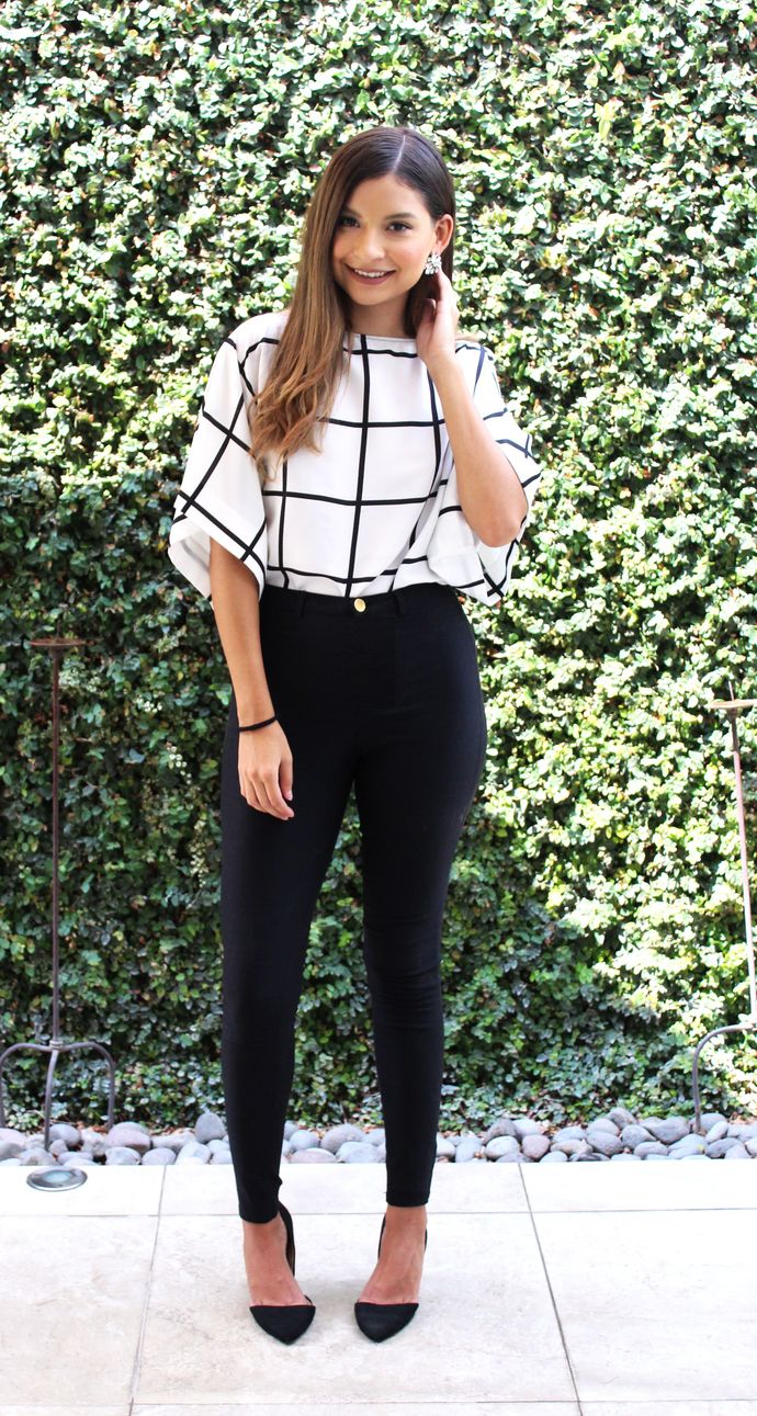 A little more dressy, but still "business casual"- very versatile look - - -