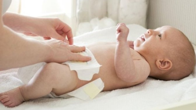 Wash hands when changing a diaper?
