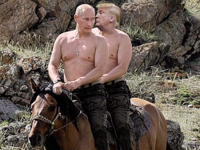 Donald Trump has a deep love for Vlad Putin. Do you think Trump is 100% rooting for Russia now?