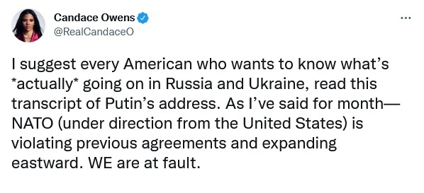 Why is the Former Occupant of the White Houses Cheerleaders showing support for Putin?