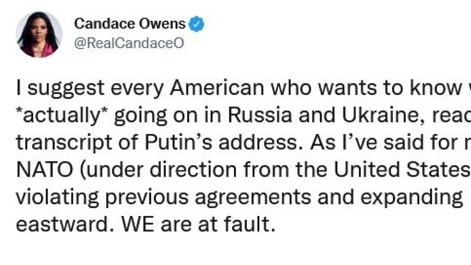 Why is the Former Occupant of the White Houses Cheerleaders showing support for Putin?