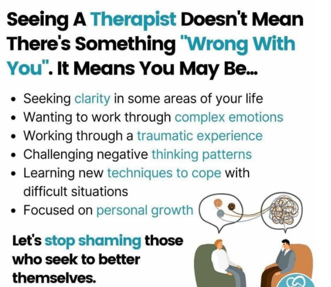 Would you take offense to someone telling you that you need to see a therapist?