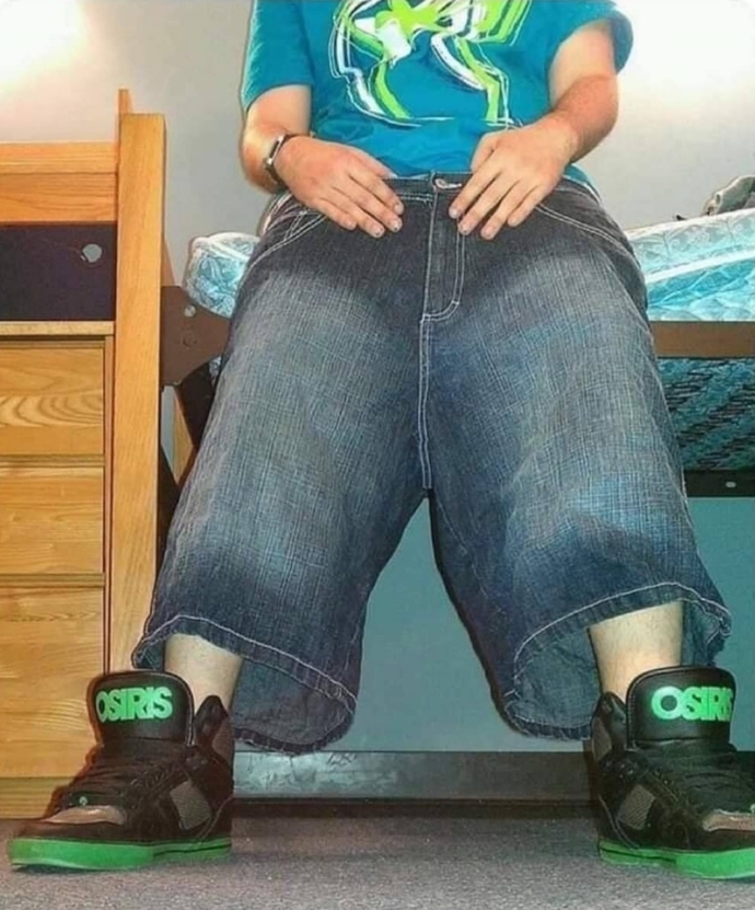 The reason why skinny jeans started was because it was a revolt against early 2000s fashion