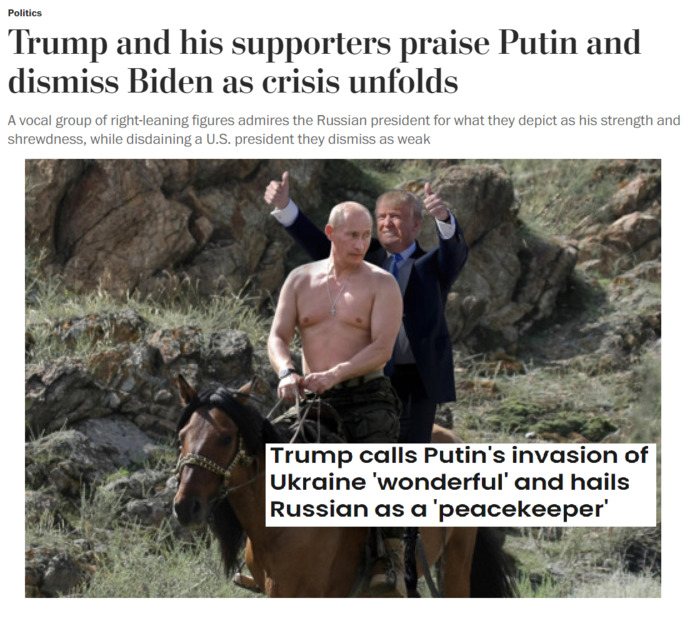 So Trump has indeed been Putins Puppet all along. How does this make you feel?